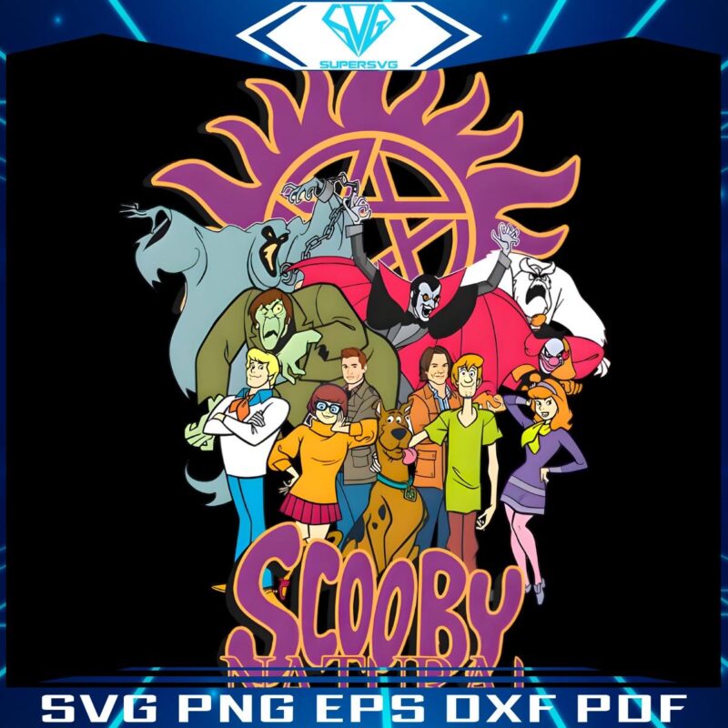 Scooby Natural Sam Dean Castiel And Scooby Gang PNG
