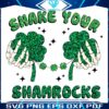 Shake Your Shamrocks Funny Patricks Day Skeleton Hand PNG