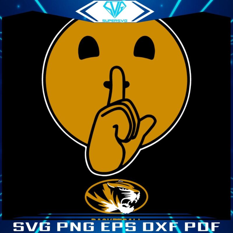 Silence the Court Missouri Tigers Basketball SVG