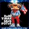 Snap More Pics Bad Bunny Frog with Puerto Rico Flag PNG