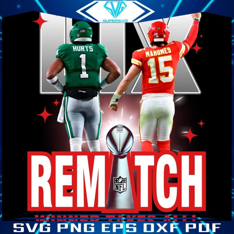 Super Bowl LIX Chiefs vs Eagles Rematch Winner Takes All PNG