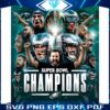 Super Bowl LIX Philadelphia Eagles Football Team Champions PNG