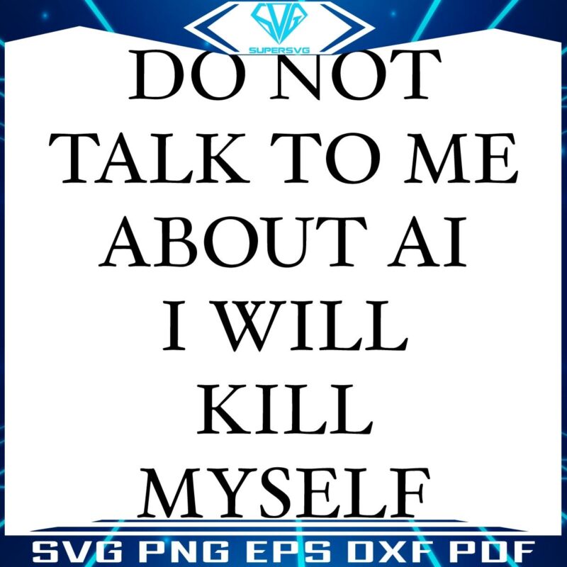 SVG Alert AI Chat No Thanks Im Overwhelmed