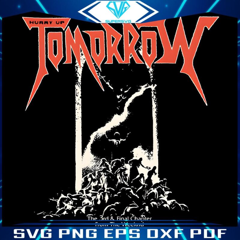 The Weeknds Final Chapter Retro Hurry Up Tomorrow in PNG