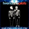 Twenty One Pilots Skeleton Iconic PNG Art