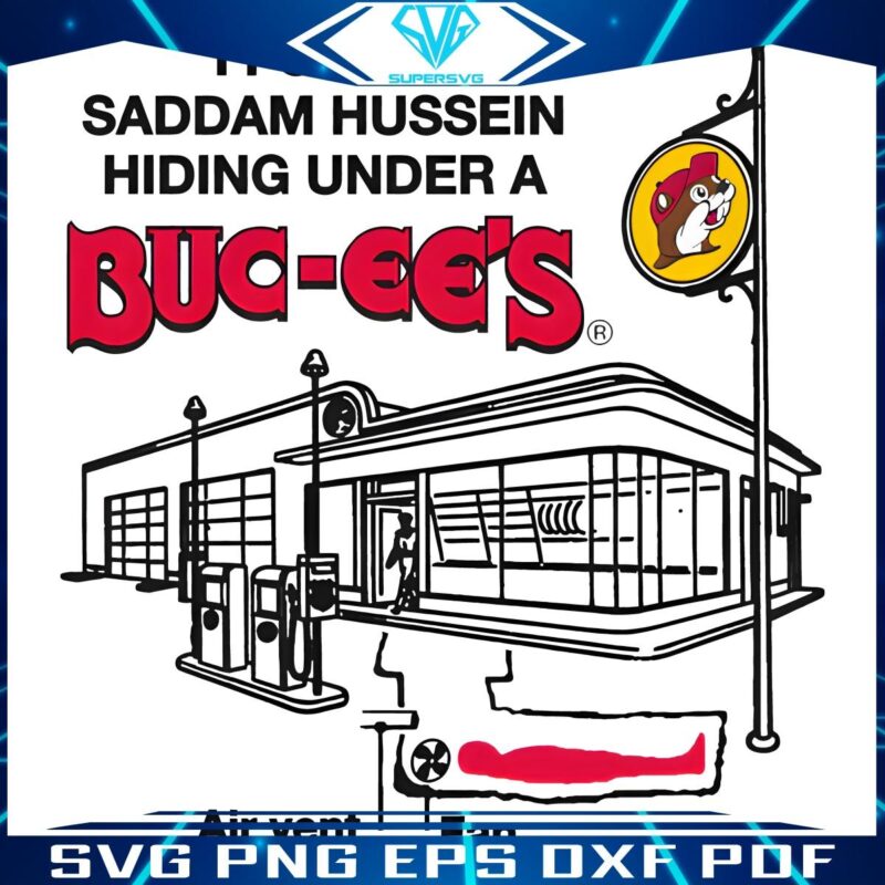 Uncovering Saddam Husseins Hideout Under a Bucees PNG Edition