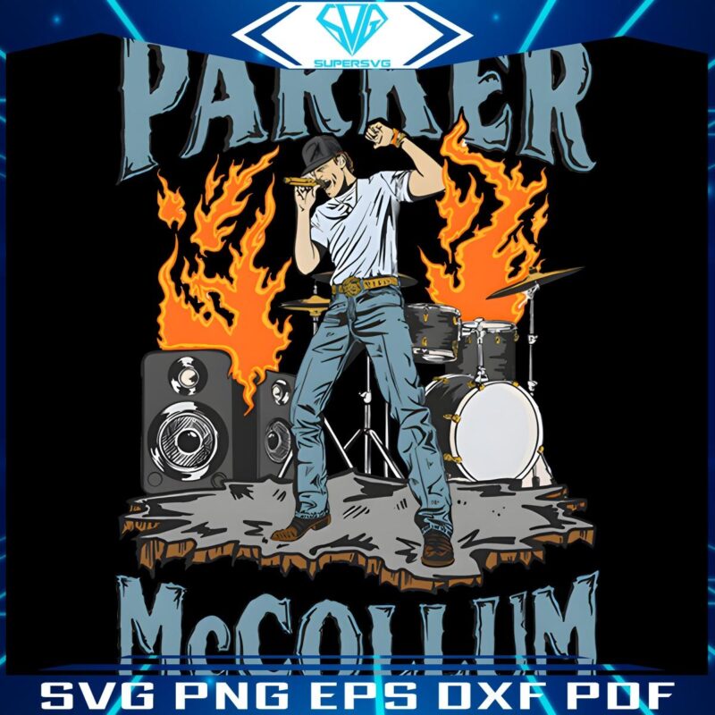 Vintage Parker McCollum Country Vibes Retro Music PNG