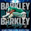 Vintage Saquon Barkley 26 Eagles Football PNG