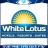 White Lotus Hotels Resorts Suites Logo PNG
