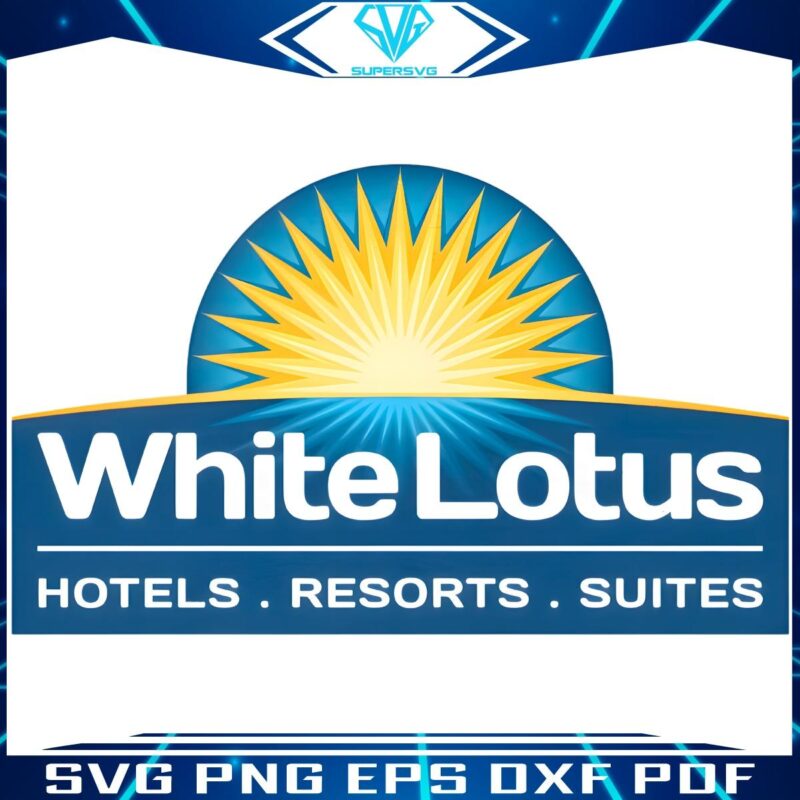 White Lotus Hotels Resorts Suites Logo PNG