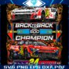 William Byron Retro Daytona 500 Champ 24 PNG Style