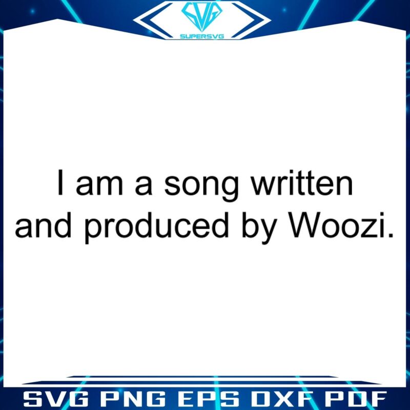Woozis Masterpiece I Am a Song SVG Art