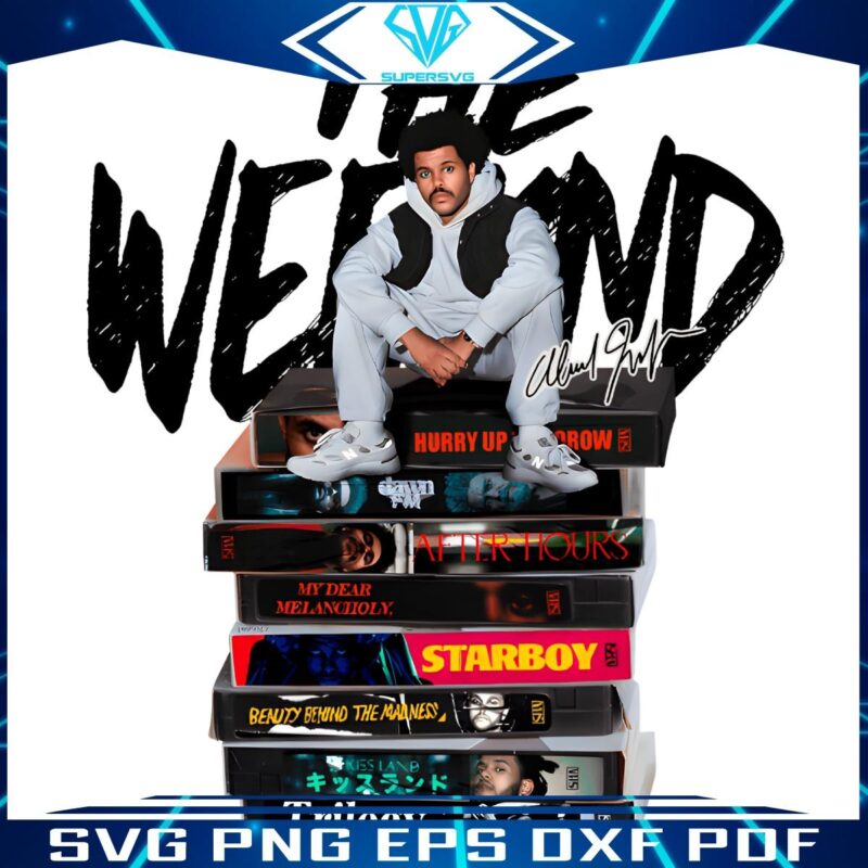XO Vibes The Weeknds Cassette Tape Albums in PNG