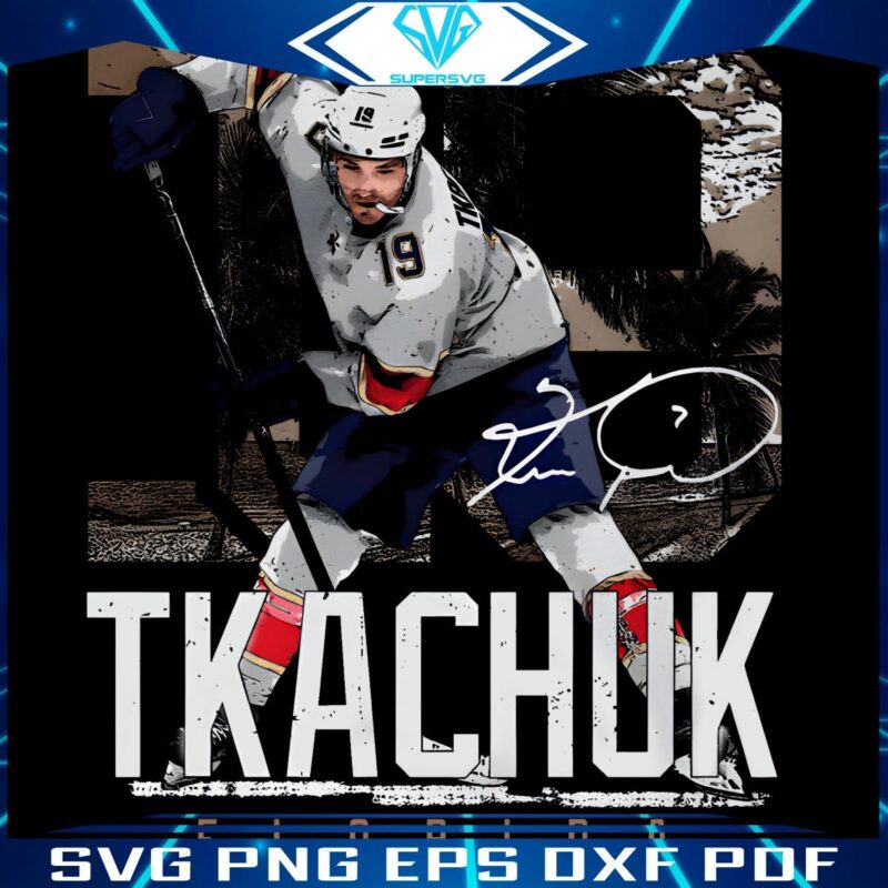 19 Tkachuk Florida Signature Iconic PNG Collection