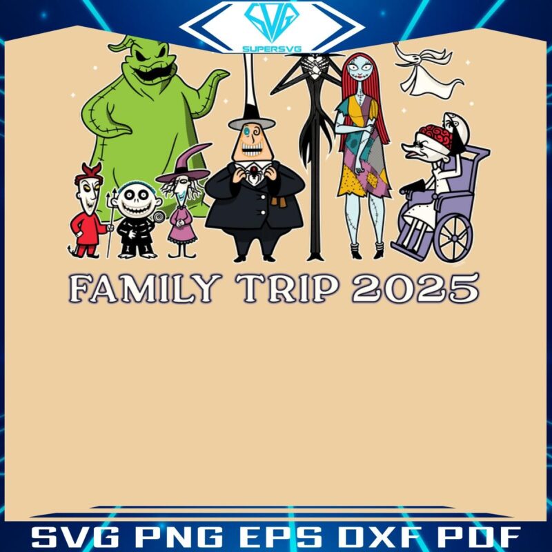 2025 Family Adventure SVG Magic of Nightmare Before Christmas