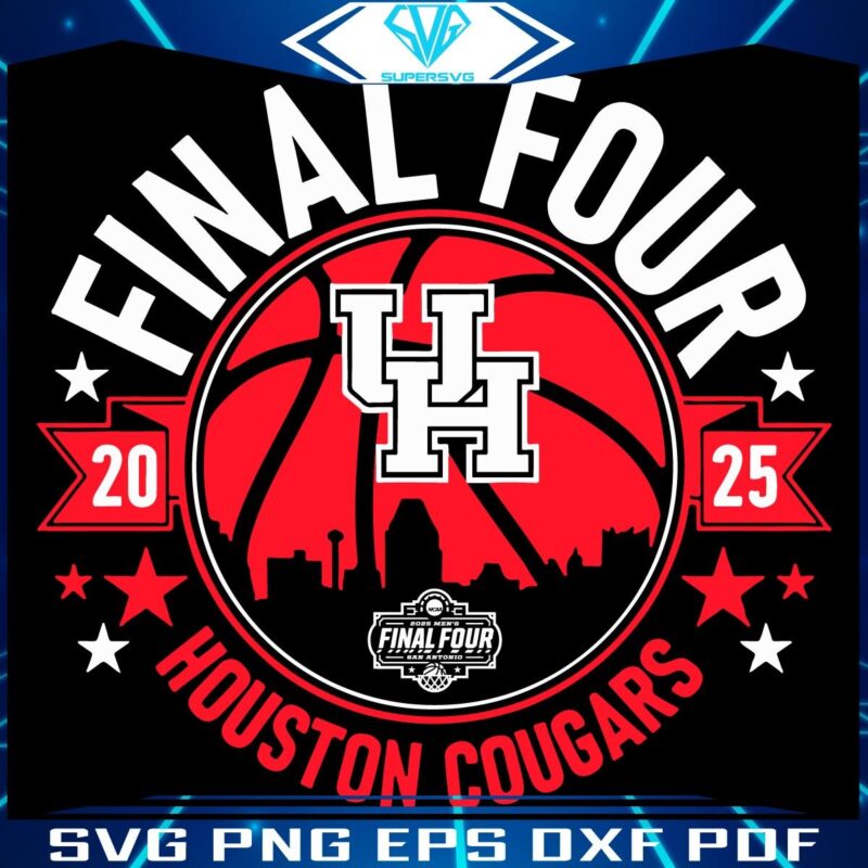 2025 Final Four Houston Cougars Basketball SVG Extravaganza