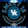 2025 Kentucky Wildcats Sweet Sixteen Basketball SVG