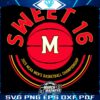 2025 Maryland Terrapins Sweet 16 Basketball SVG Magic