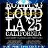 2025 Rolling Loud LA Lineup Vintage Vibes in SVG