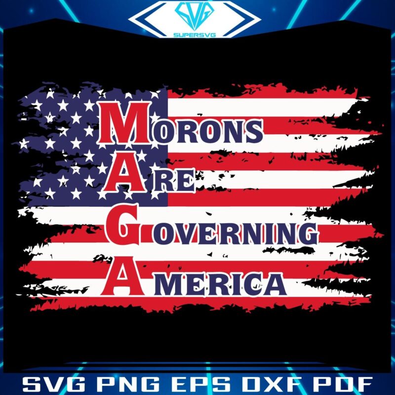 Americas Leadership SVG of a Flag and Fools