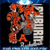 Auburn Tigers Mascot Dunk Vibrant SVG Design