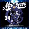 Auston Matthews 34 Iconic Toronto Maple Leafs PNG