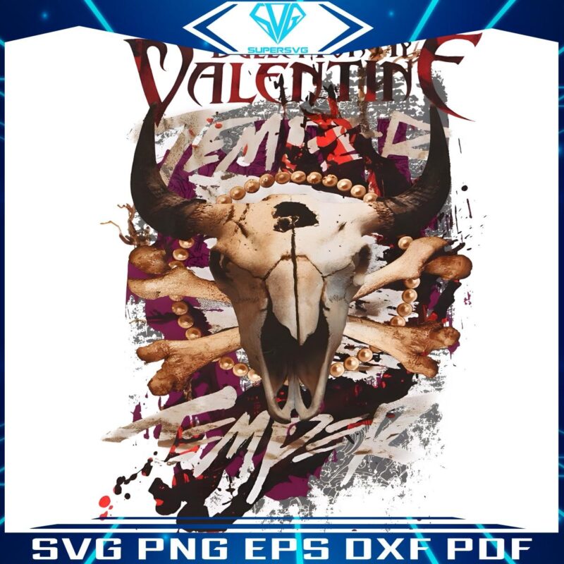 Bullet For My Valentine Iconic Cattle Skull SVGPNG