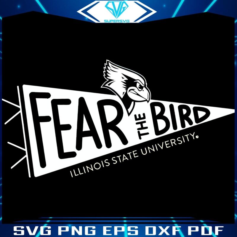 Cheer on ISU Fear the Bird Logo in Vibrant PNG