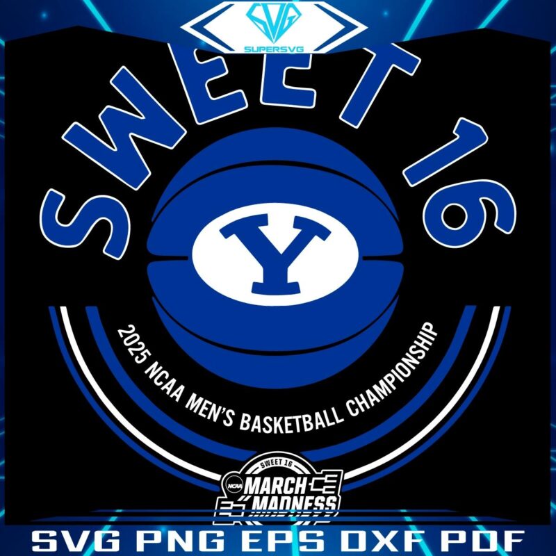 Cougars Basketball 2025 Sweet Sixteen SVG Magic