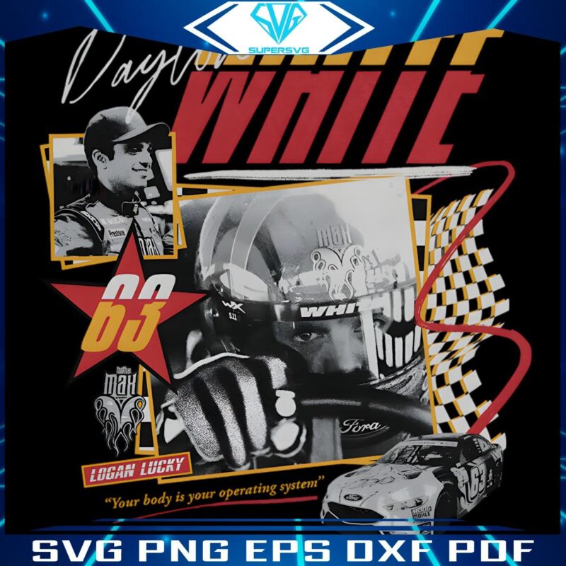 Dayton Whites Logan Lucky 63 Vibrant PNG Design