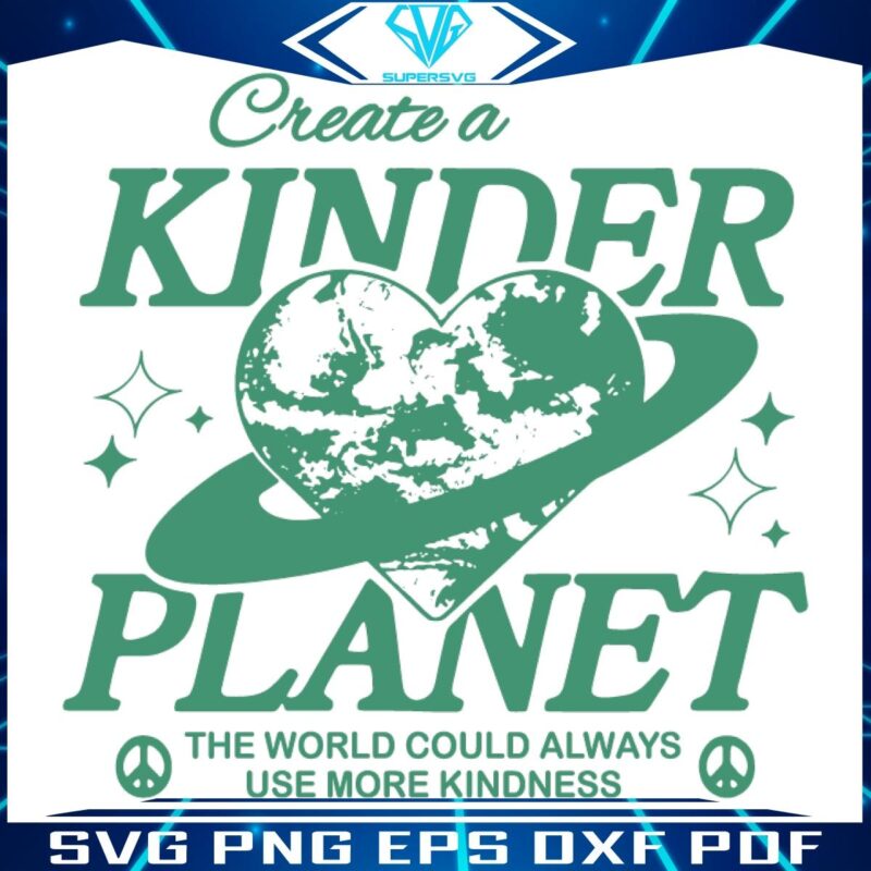 Design a Heartfelt Earth SVG for a Kinder World