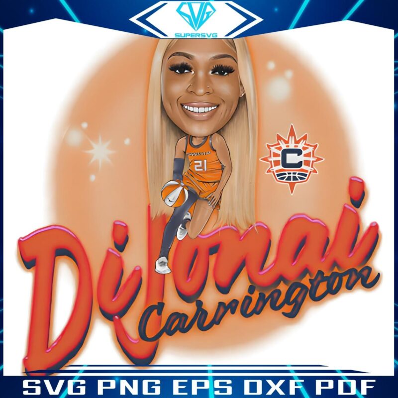 Dijonai Carrington Dallas Wings Basketball Star PNG