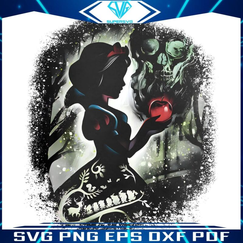 Disneys Snow White 2025 Enchanting Silhouette PNG