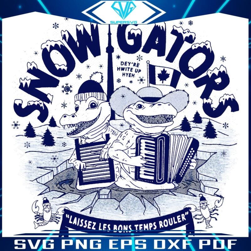 Doughboys Up Nawth Meet Dem Snow Gators in SVG or PNG