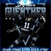 Dylan Guenther 11 Retro Utah Hockey Club Signature PNG