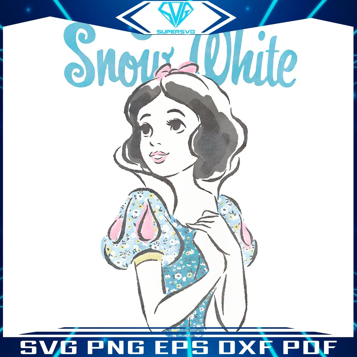 Enchanting Pastel Disney Snow White PNG