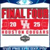 Final Four 2025 Houston Cougars SVG for NCAA Basketball Fans