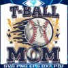 Game Day Vibes Retro TBall Mom PNG