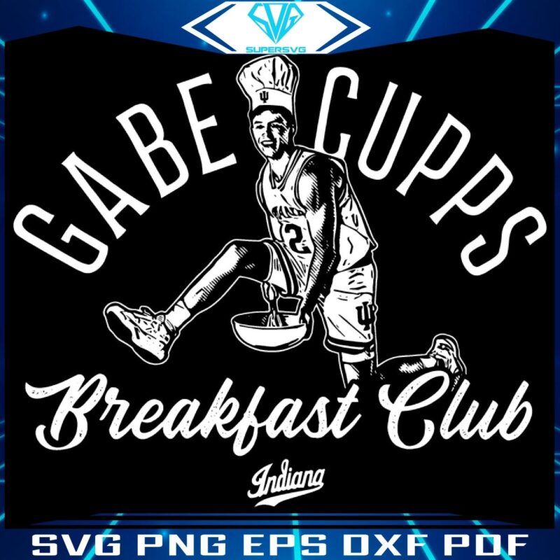 Hoosier Hoops Gabe Cupps Breakfast Club SVG