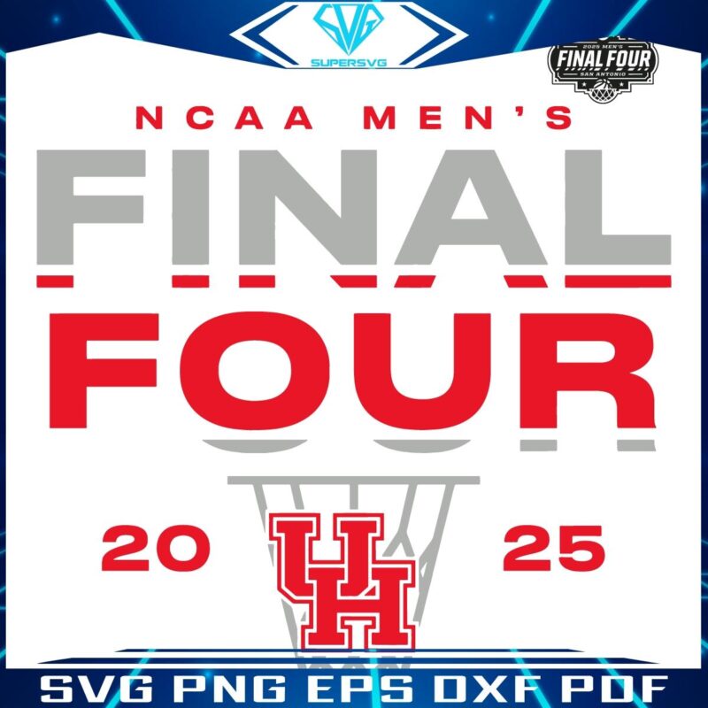 Houston Cougars Final Four Basketball SVG Design