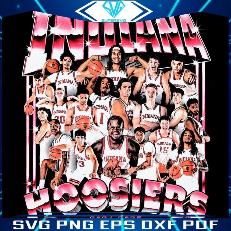 Indiana Hoosiers Basketball 202425 Get Your SVG or PNG