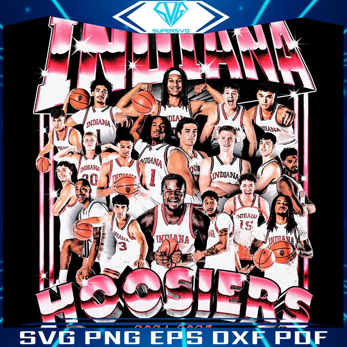 Indiana Hoosiers Basketball 202425 Get Your SVG or PNG