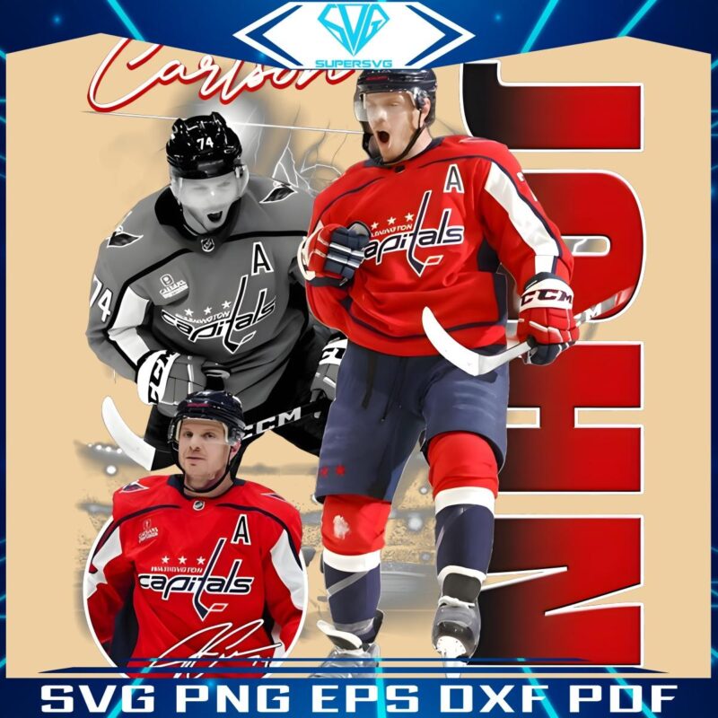 John Carlsons Capitals Magic in NHL Download PNG
