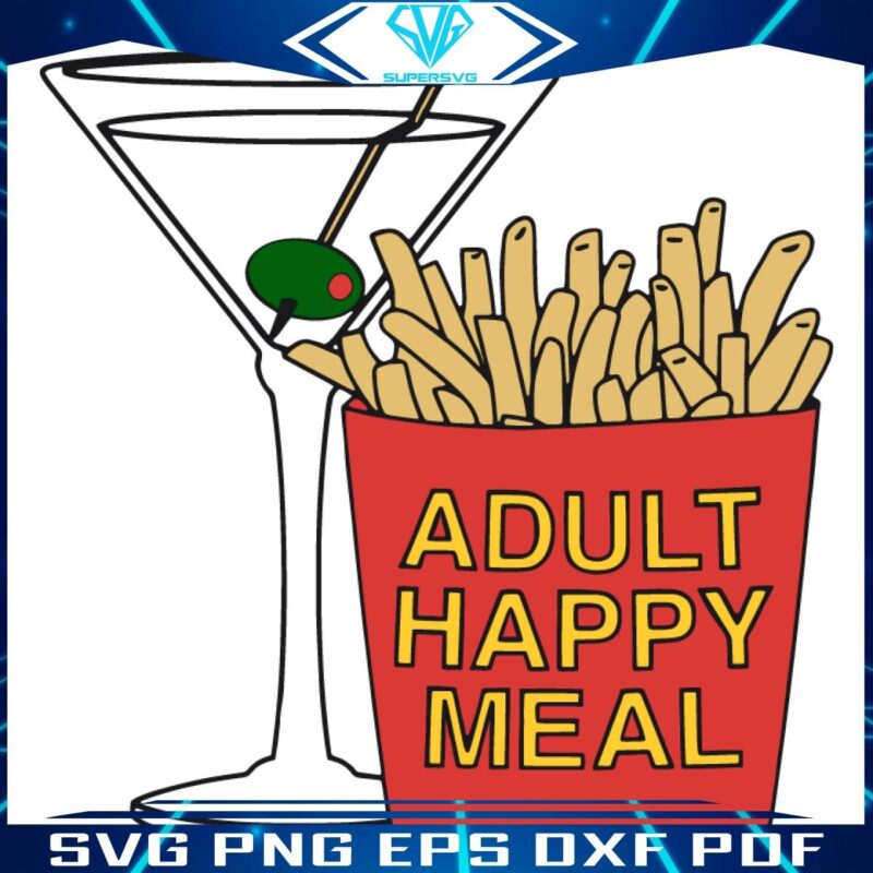 Joyful Adult Meal SVG Delight
