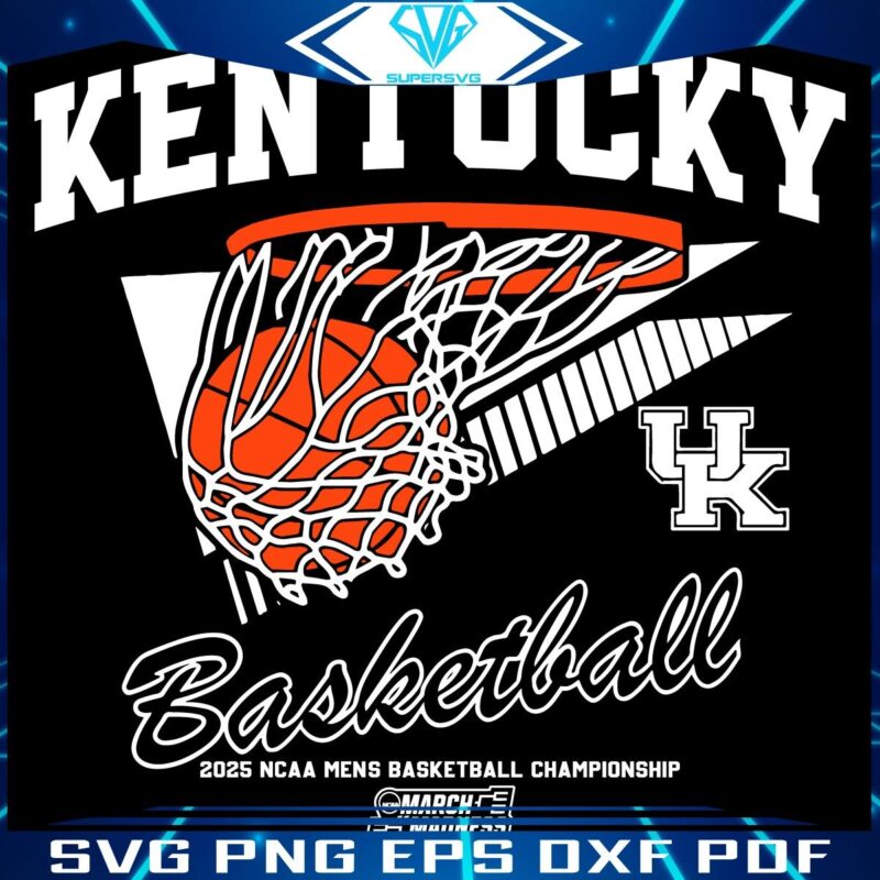 Kentucky Wildcats SVG 2025 March Madness Basketball Fever