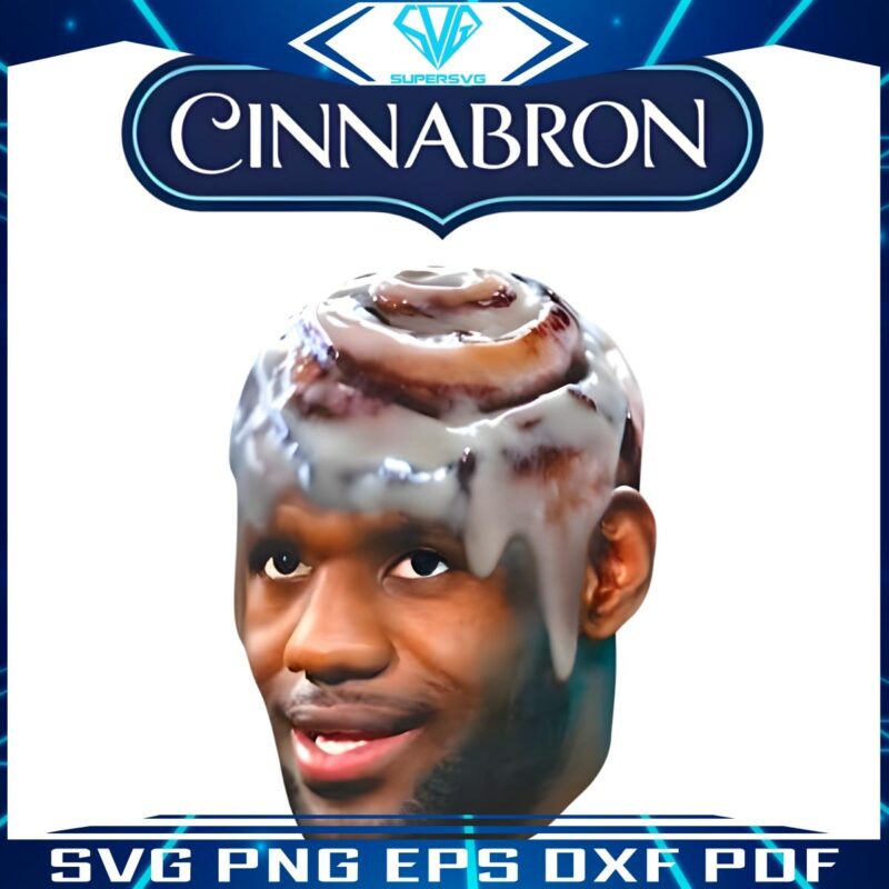 LeBron James Meme Magic Cinnabron PNG Edition