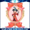 Magic Mirror Retro Mickey Wizard with Coquette Bow PNG