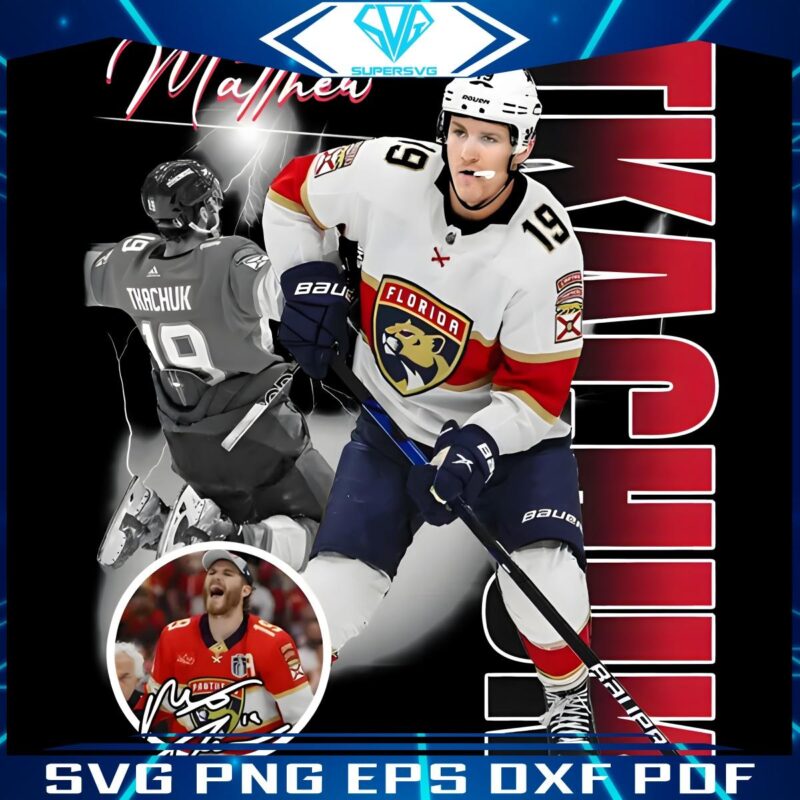 Matthew Tkachuks Panthers Magic NHL Star in PNG Format
