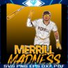 Merrill Madness Padres Baseball Bat Flip SVG Extravaganza