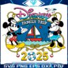 Mickey Mouse 2025 Disney Cruise Adventure SVG